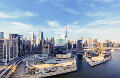 شقة - غرفة نوم - 1 حمام للايجار في برج تشرشل السكني - أبراج تشرشل - الخليج التجاري - دبي