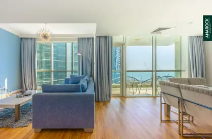 Apartment - 2 Bedrooms - 3 Bathrooms for rent in Al Bateen Residences - Jumeirah Beach Residence - Dubai