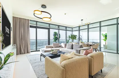 Apartment - 3 Bedrooms - 2 Bathrooms for rent in Beach Vista - EMAAR Beachfront - Dubai Harbour - Dubai