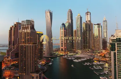 شقة - غرفة نوم - 2 حمامات للايجار في برج بلاكلي - بارك أيلندز - دبي مارينا - دبي