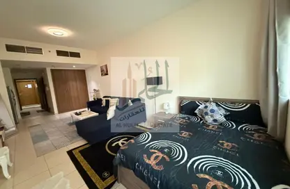 Apartment - Studio - 1 Bathroom for rent in Ajman One Towers - Al Sawan - Ajman