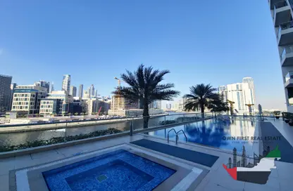 Pool image for: Apartment - 1 Bedroom - 2 Bathrooms for rent in Fairview Residency - Business Bay - Dubai, Image 1