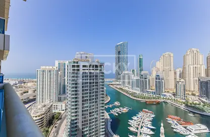 Outdoor Building image for: Apartment - 2 Bedrooms - 3 Bathrooms for sale in Opal Tower Marina - Dubai Marina - Dubai, Image 1
