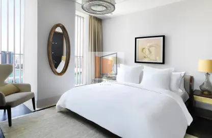 Room / Bedroom image for: Apartment - 1 Bedroom - 1 Bathroom for sale in Four Seasons Hotel - Al Maryah Island - Abu Dhabi, Image 1