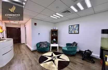 Office Space - Studio - 1 Bathroom for rent in Blue Tower - Sheikh Zayed Road - Dubai