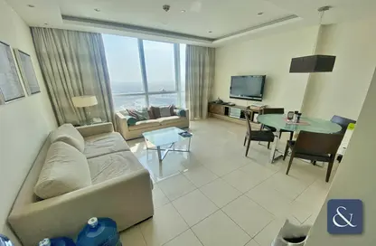 Living / Dining Room image for: Apartment - 1 Bedroom - 2 Bathrooms for rent in Bonnington Tower - Lake Almas West - Jumeirah Lake Towers - Dubai, Image 1