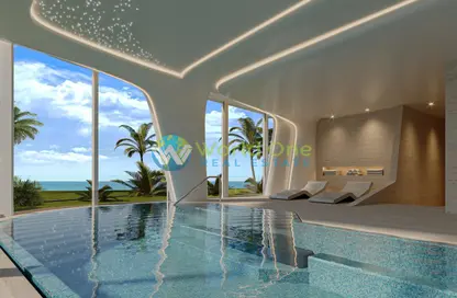 Pool image for: Apartment - 2 Bedrooms - 3 Bathrooms for sale in Oceano - Al Marjan Island - Ras Al Khaimah, Image 1