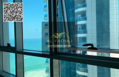 Apartment - 1 Bedroom - 2 Bathrooms for sale in Corniche Tower - Ajman Corniche Road - Ajman