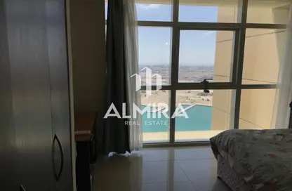 Room / Bedroom image for: Apartment - 1 Bedroom - 2 Bathrooms for rent in Tala Tower - Marina Square - Al Reem Island - Abu Dhabi, Image 1