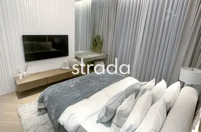 Room / Bedroom image for: Apartment - 2 Bedrooms - 2 Bathrooms for sale in The Central Downtown - Arjan - Dubai, Image 1