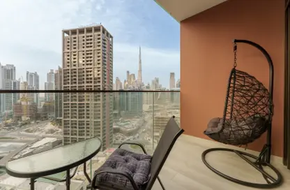Apartment - Studio - 1 Bathroom for rent in Peninsula Five - Peninsula - Business Bay - Dubai
