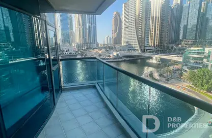 صورة لـ شرفة شقة - 3 غرف نوم - 4 حمامات للبيع في برج الزمان والمكان - دبي مارينا - دبي ، صورة رقم 1