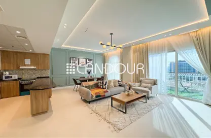 Living Room image for: Apartment - 2 Bedrooms - 3 Bathrooms for sale in Burj View Residence - Arjan - Dubai, Image 1