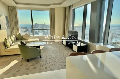 Apartment - 1 Bedroom - 2 Bathrooms for rent in The Palm Tower - Palm Jumeirah - Dubai
