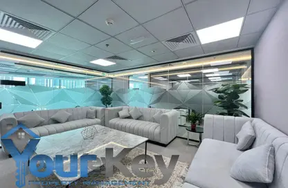 Office Space - Studio - 1 Bathroom for rent in The Prime Tower - Business Bay - Dubai