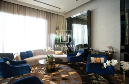 Living Room image for: Apartment - 1 Bedroom - 1 Bathroom for sale in DAMAC Majestine - Business Bay - Dubai, Image 1