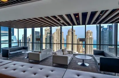 Terrace image for: Office Space - Studio for rent in Marina Plaza - Dubai Marina - Dubai, Image 1