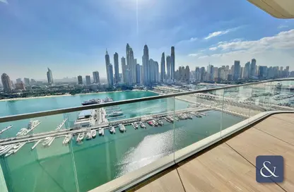 Water View image for: Apartment - 2 Bedrooms - 1 Bathroom for rent in Marina Vista - EMAAR Beachfront - Dubai Harbour - Dubai, Image 1