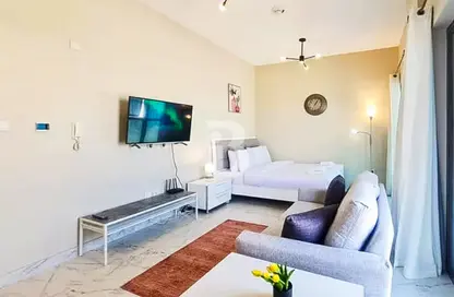 Living Room image for: Apartment - 1 Bathroom for sale in MAG 520 - MAG 5 - Dubai South (Dubai World Central) - Dubai, Image 1