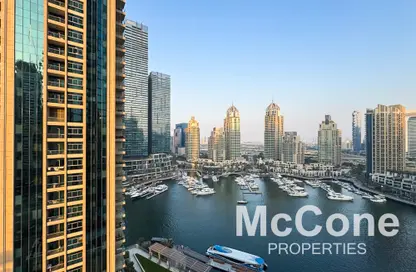 شقة - غرفة نوم - 2 حمامات للايجار في ليف مارينا - دبي مارينا - دبي