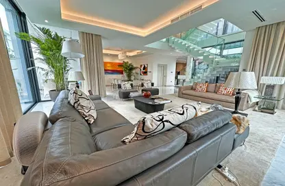 Living Room image for: Villa - 5 Bedrooms - 6 Bathrooms for sale in Chorisia 1 Villas - Al Barari - Dubai, Image 1
