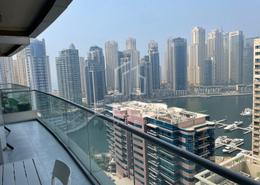 Balcony image for: Apartment - 2 bedrooms - 2 bathrooms for sale in The Waves Tower A - The Waves - Dubai Marina - Dubai, Image 1