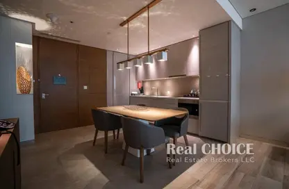 Dining Room image for: Hotel  and  Hotel Apartment - 1 Bedroom - 2 Bathrooms for rent in Al Bandar Rotana - Creek - Baniyas Road - Deira - Dubai, Image 1