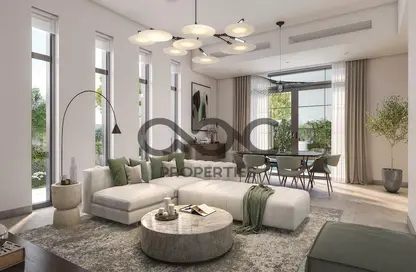 Living / Dining Room image for: Villa - 4 Bedrooms - 6 Bathrooms for sale in Yas Park Views - Yas Island - Abu Dhabi, Image 1