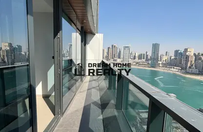 Apartment - 1 Bedroom - 2 Bathrooms for rent in La Plage Tower - Al Mamzar - Sharjah - Sharjah