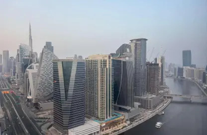 شقة - 2 غرف نوم - 3 حمامات للايجار في برج نورا - مدينة الحبتور - الخليج التجاري - دبي