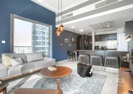 Living / Dining Room image for: Apartment - 1 Bedroom - 2 Bathrooms for sale in Central Tower - Bay Central - Dubai Marina - Dubai, Image 1
