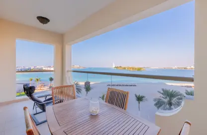 Terrace image for: Apartment - 2 Bedrooms - 4 Bathrooms for rent in Al Hatimi - Shoreline Apartments - Palm Jumeirah - Dubai, Image 1