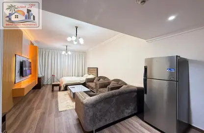 Apartment - Studio - 1 Bathroom for rent in Ajman Pearl Towers - Ajman Downtown - Ajman