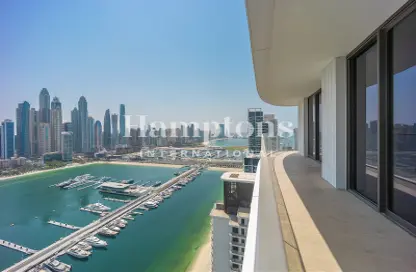 Apartment - 4 Bedrooms - 5 Bathrooms for rent in Palace Beach Residence - EMAAR Beachfront - Dubai Harbour - Dubai