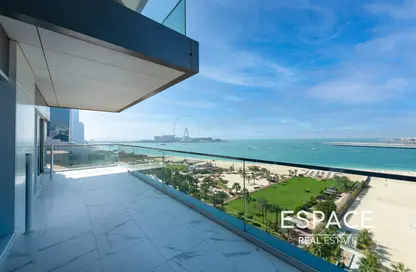 Apartment - 3 Bedrooms - 4 Bathrooms for rent in 1 JBR - Jumeirah Beach Residence - Dubai