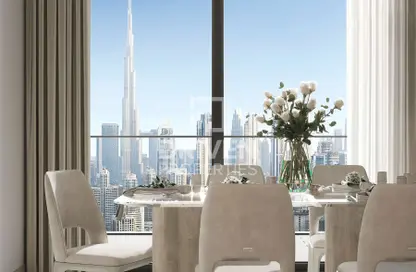 Dining Room image for: Apartment - 2 Bedrooms - 2 Bathrooms for sale in Sobha Creek Vistas Grande - Sobha Hartland - Mohammed Bin Rashid City - Dubai, Image 1