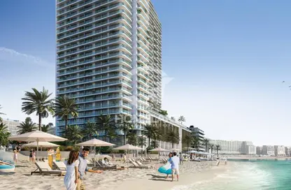 Apartment - 1 Bedroom - 2 Bathrooms for sale in Palace Beach Residence - EMAAR Beachfront - Dubai Harbour - Dubai