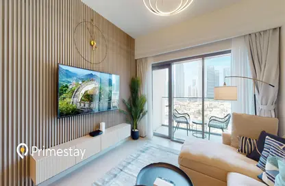 صورة لـ غرفة المعيشة شقة - 2 غرف نوم - 2 حمامات للايجار في برج رويال - دبي وسط المدينة - دبي ، صورة رقم 1