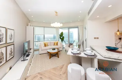 Living / Dining Room image for: Apartment - 2 Bedrooms - 3 Bathrooms for rent in La Riviera - Dubai Marina - Dubai, Image 1