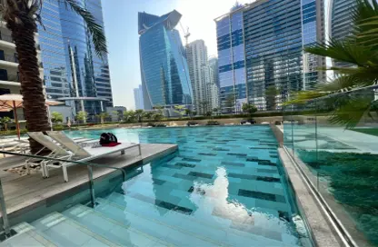 شقة - غرفة نوم - 1 حمام للبيع في برج زادا - الخليج التجاري - دبي