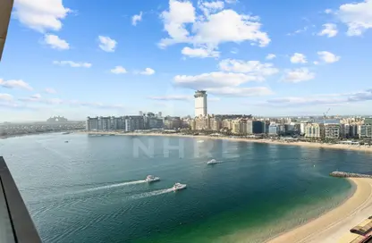 شقة - غرفة نوم - 1 حمام للايجار في جراند بلو تاور 1 - إعمار بيتشفرونت - دبي هاربور - دبي