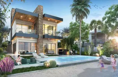 Townhouse - 5 Bedrooms - 5 Bathrooms for sale in Costa Brava 2 - Costa Brava at DAMAC Lagoons - Damac Lagoons - Dubai