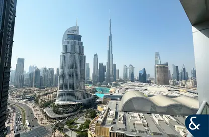 شقة - غرفة نوم - 2 حمامات للايجار في العنوان رزيدنس فاونتن فيوز  2 - العنوان رزيدنس فاونتن فيوز - دبي وسط المدينة - دبي