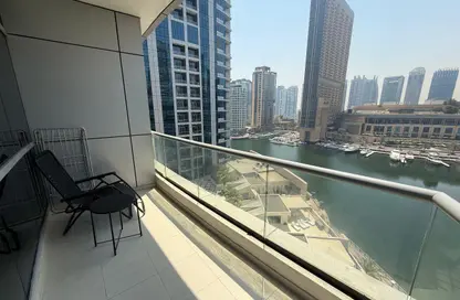 Apartment - 1 Bedroom - 2 Bathrooms for rent in Bay Central West - Bay Central - Dubai Marina - Dubai