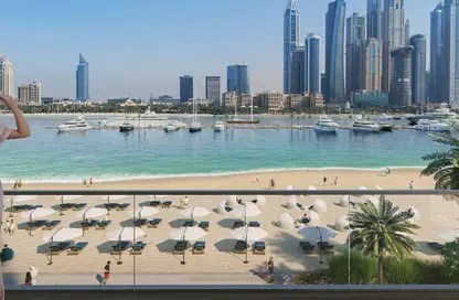 Apartment - 1 Bedroom - 1 Bathroom for sale in Palace Beach Residence - EMAAR Beachfront - Dubai Harbour - Dubai
