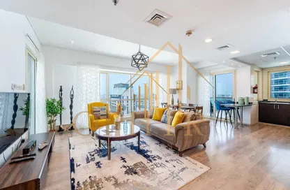 Apartment - 2 Bedrooms - 3 Bathrooms for rent in The Royal Oceanic - Oceanic - Dubai Marina - Dubai