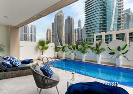 Apartment - 4 bedrooms - 4 bathrooms for sale in Time Place Tower - Dubai Marina - Dubai