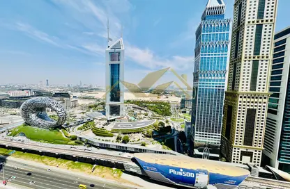 شقة - غرفة نوم - 2 حمامات للايجار في برج المنال - شارع الشيخ زايد - دبي