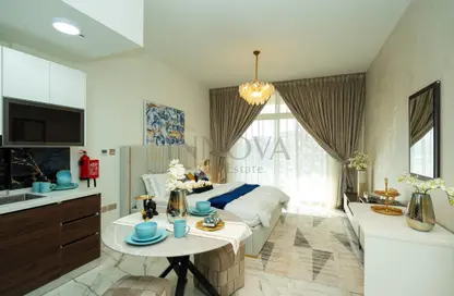 Living / Dining Room image for: Apartment - 1 Bathroom for rent in Jewelz by Danube - Arjan - Dubai, Image 1
