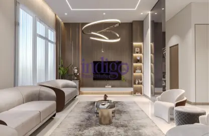 Living Room image for: Apartment - 2 Bedrooms - 3 Bathrooms for sale in 555 Park Views - Jumeirah Village Triangle - Dubai, Image 1